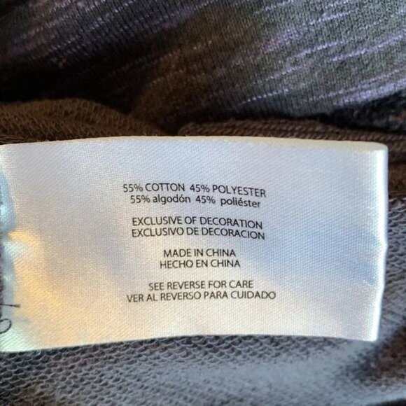 Avalanche Womens Purple Space-Dye Long Sleeve Pullover XL 55% Cotton & 45% Polye - Picture 5 of 12